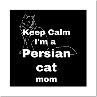 Persian Cat Mom Lady Woman Lover Gift Kitty Kitten Cute Posters and Art